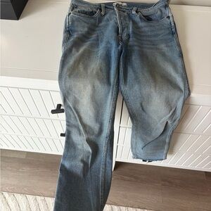 Re/Done Vintage Blue Straight Jeans